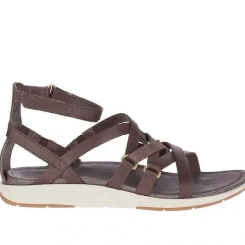 Merrell Women's Kalari Shaw Mid Strappy Sandals Bracken 7 US J05580 2513747 EUC